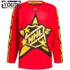 Børn All-Star 2024 Trøje Tilpasset NHL Game Adidas x Drew House Rød Authentic